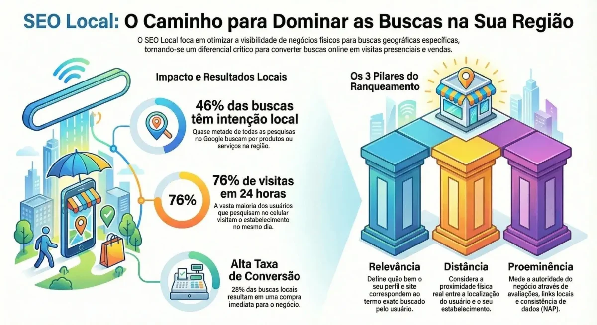 Infográfico sobre SEO Local